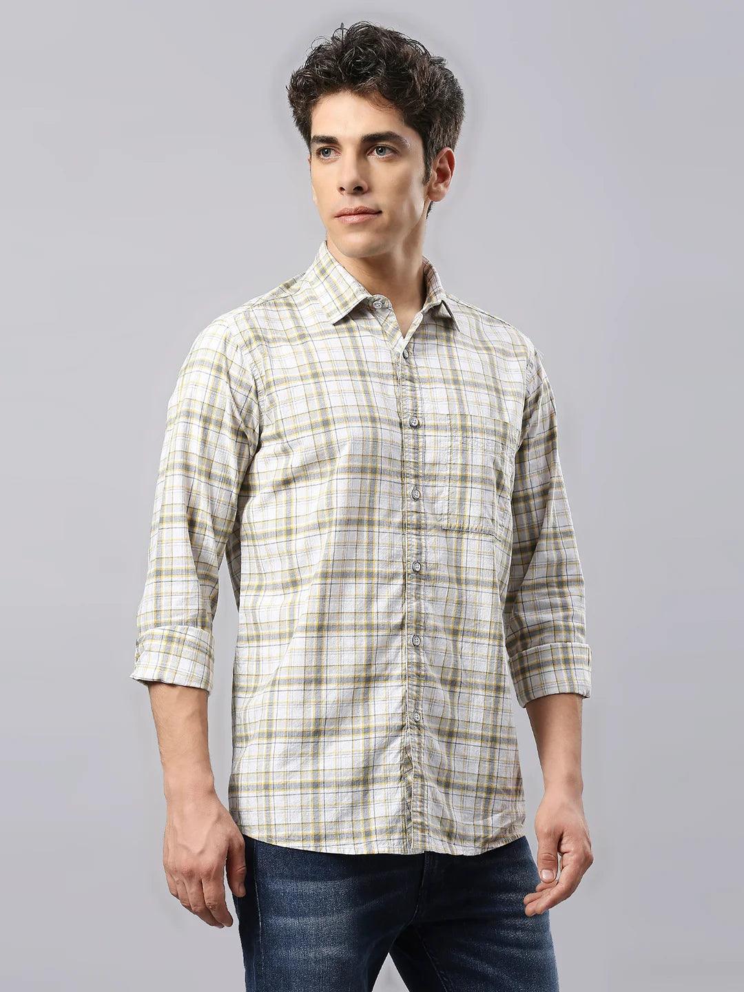 Grey Checkered Shirt