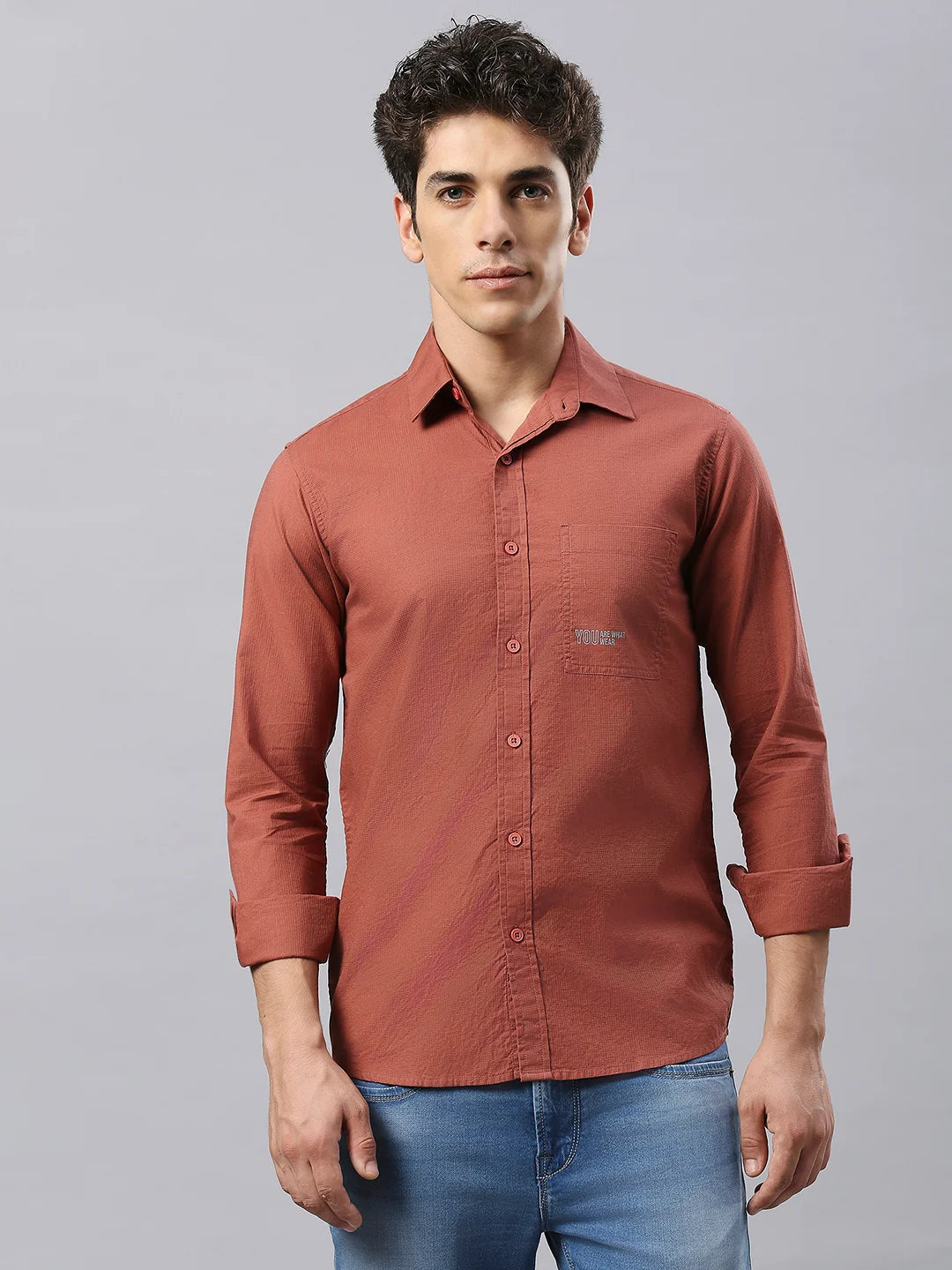 Rust Plain Shirt