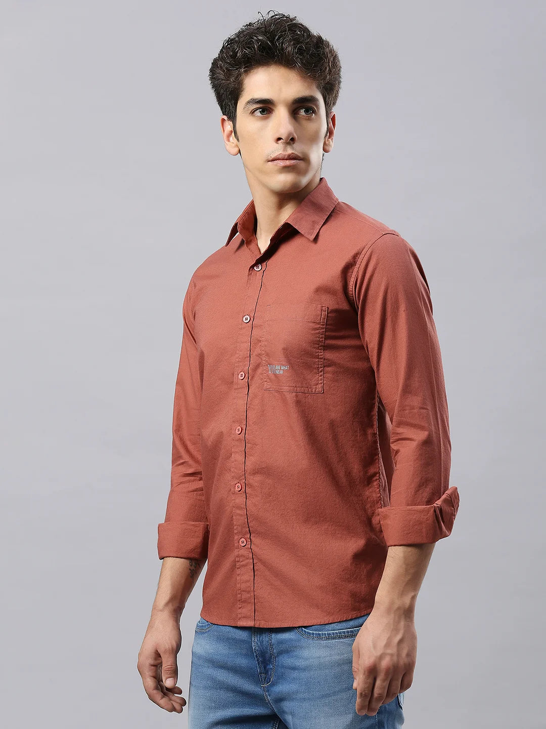 Rust Plain Shirt