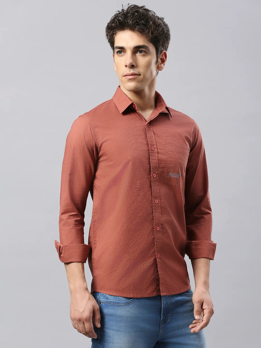 Rust Plain Shirt