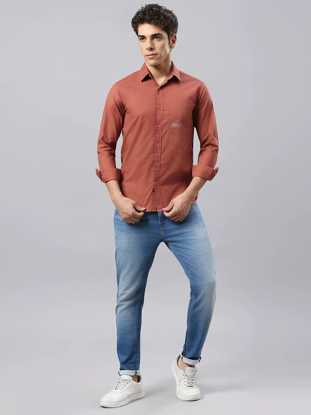 Rust Plain Shirt