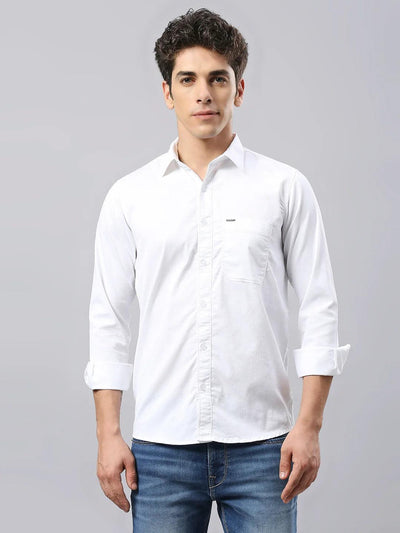 White Solid Shirt