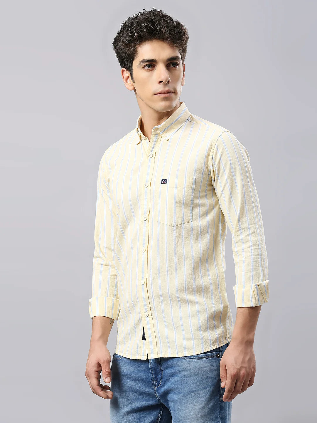 Yellow Striped Shirt