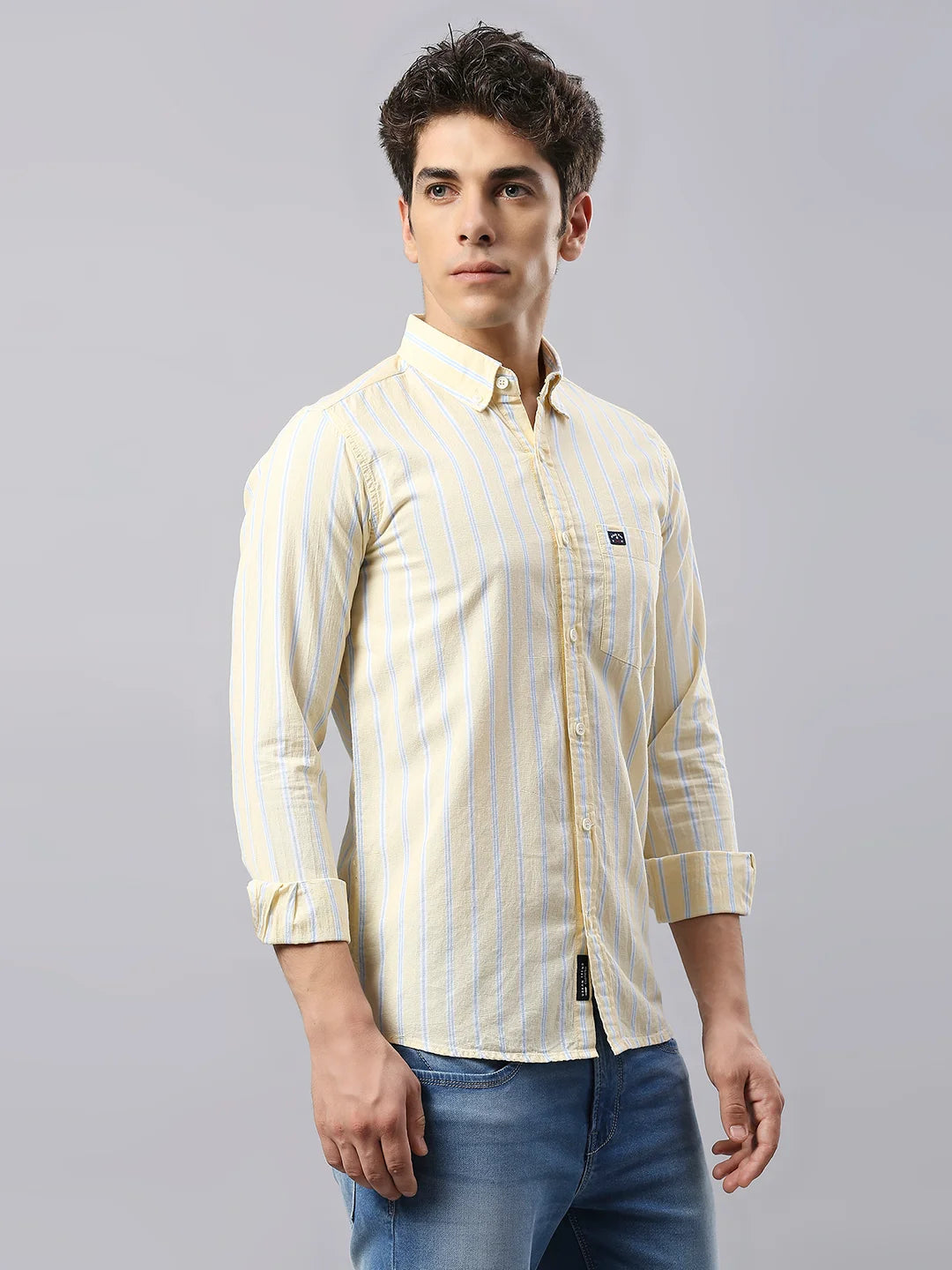 Yellow Striped Shirt