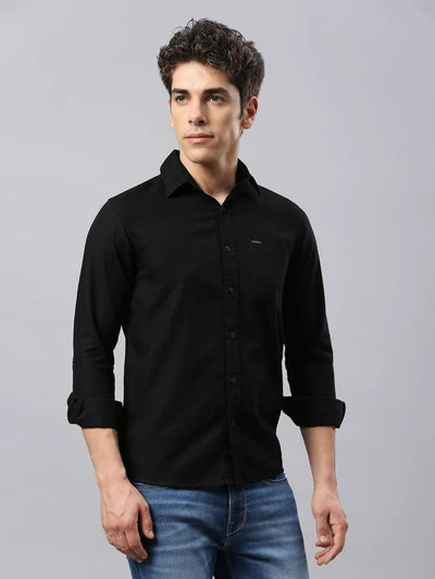 Black Solid Shirt