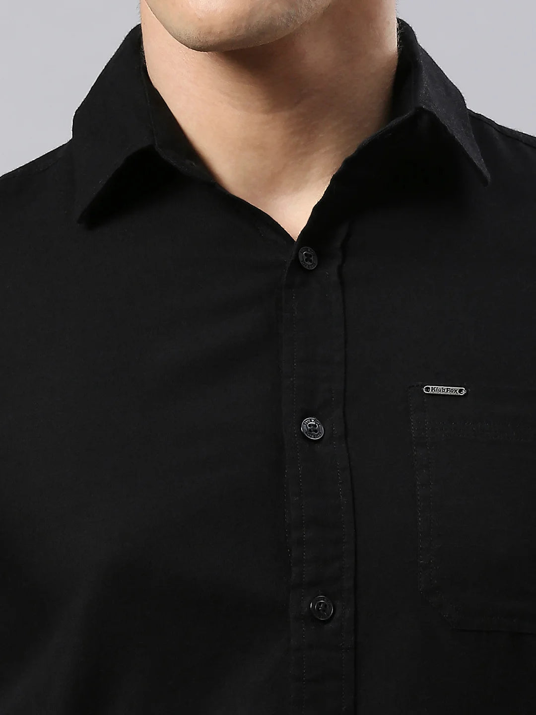 Black Plain Shirt