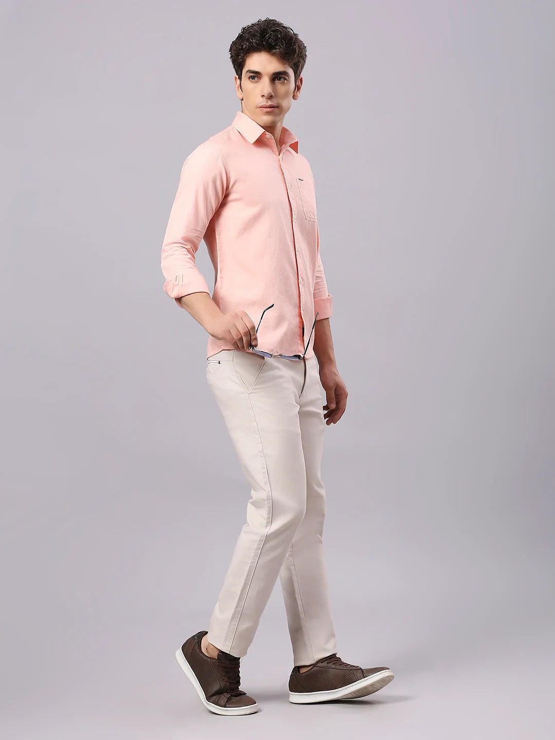 Peach Plain Shirt