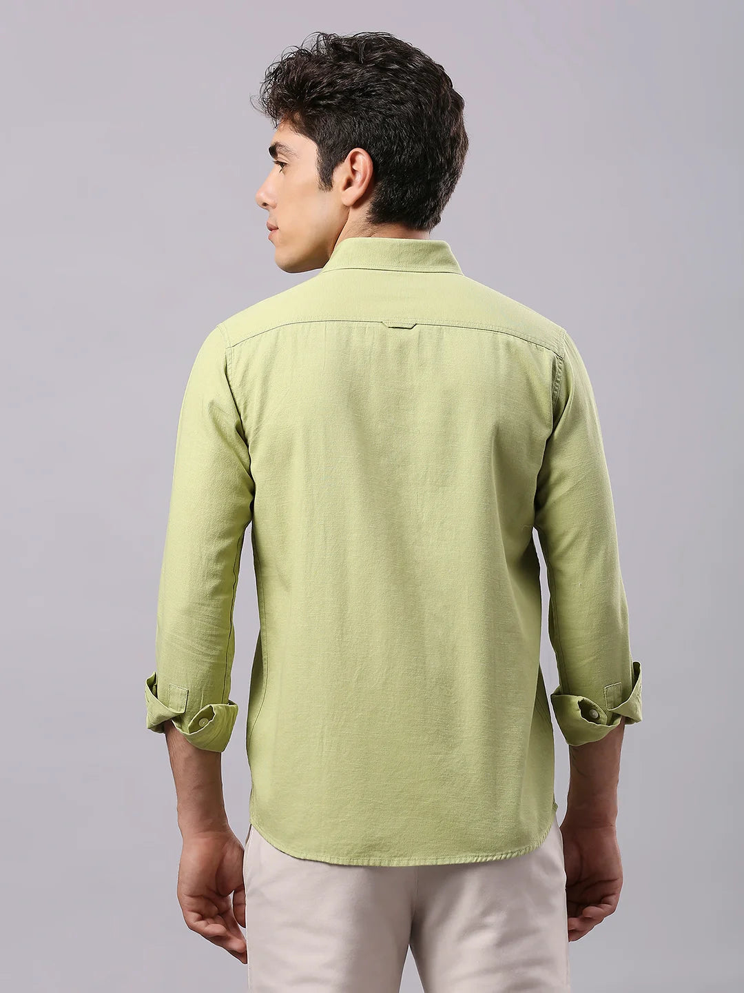 Green Plain Shirt