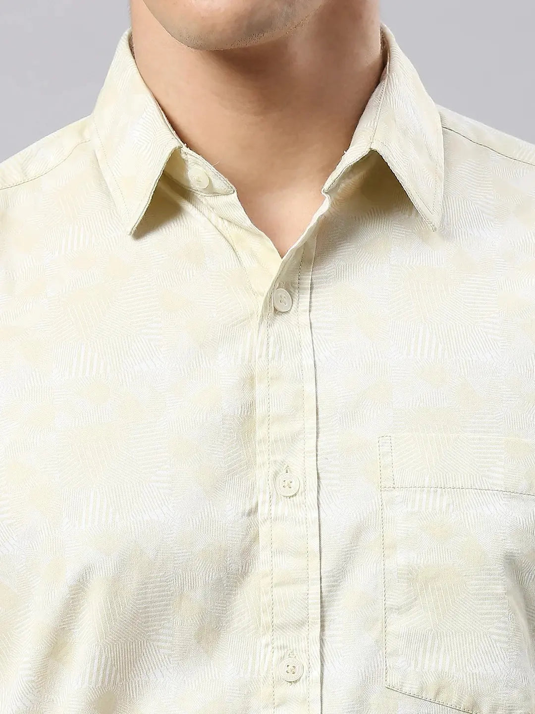 Yellow Printed Shirt