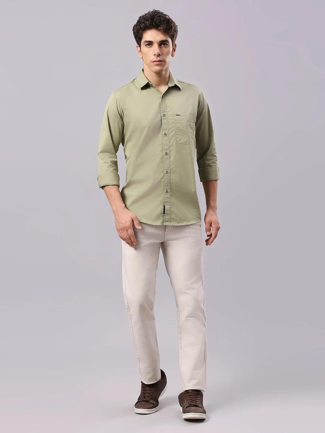 Olive Plain Shirt