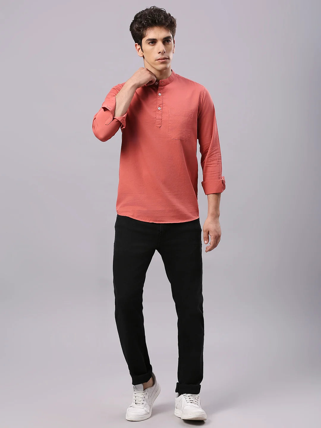 Pink Plain Shirt