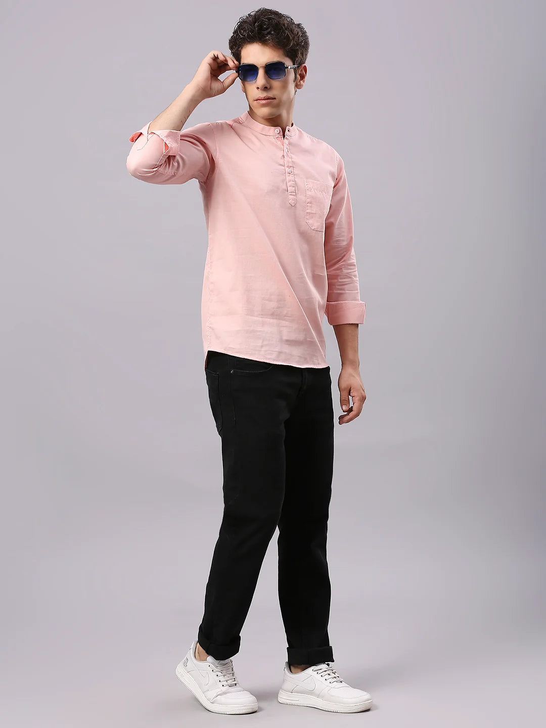 Peach Plain Shirt