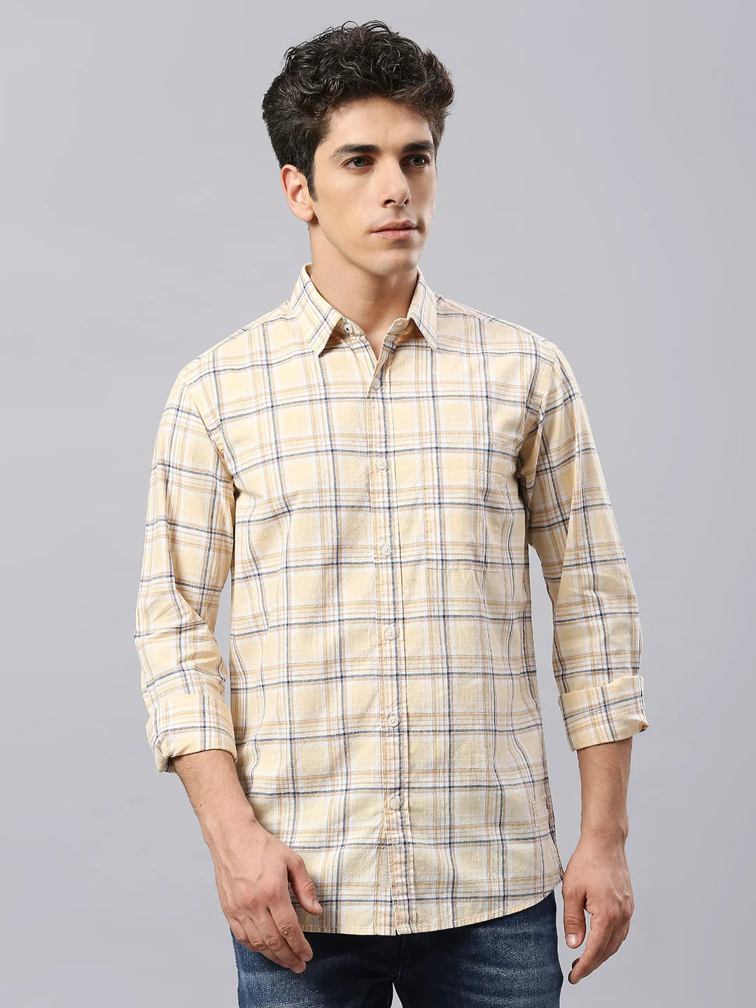 Mango Checkered Shirt