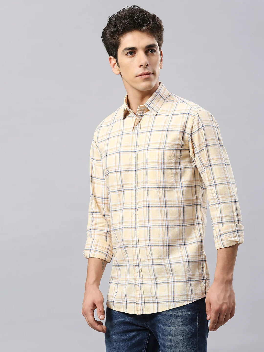 Mango Checkered Shirt