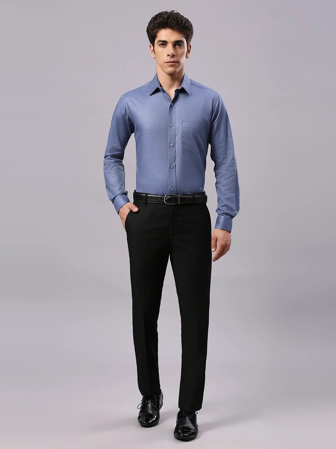 Blue Plain Shirt