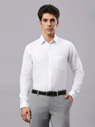 White Solid Shirt