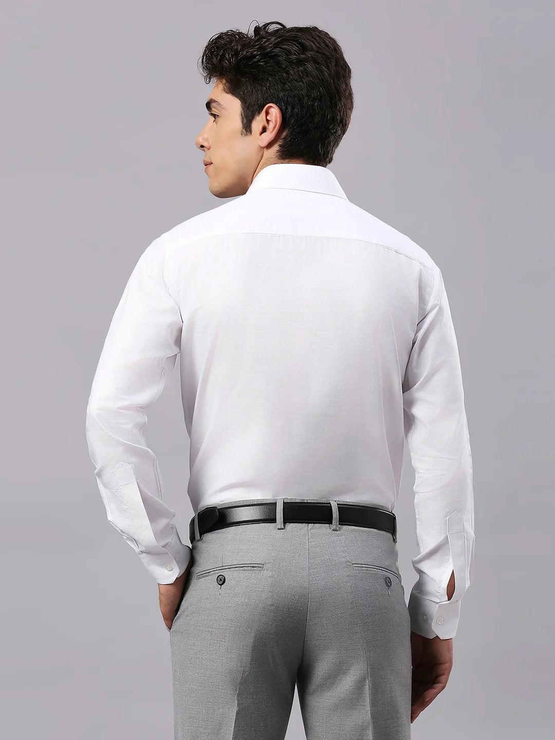 White Solid Shirt