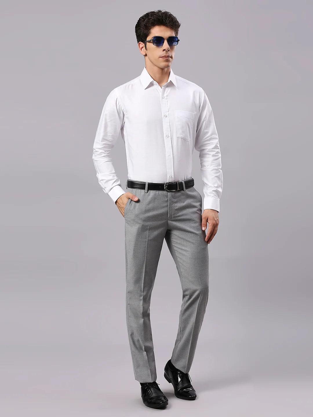 White Solid Shirt