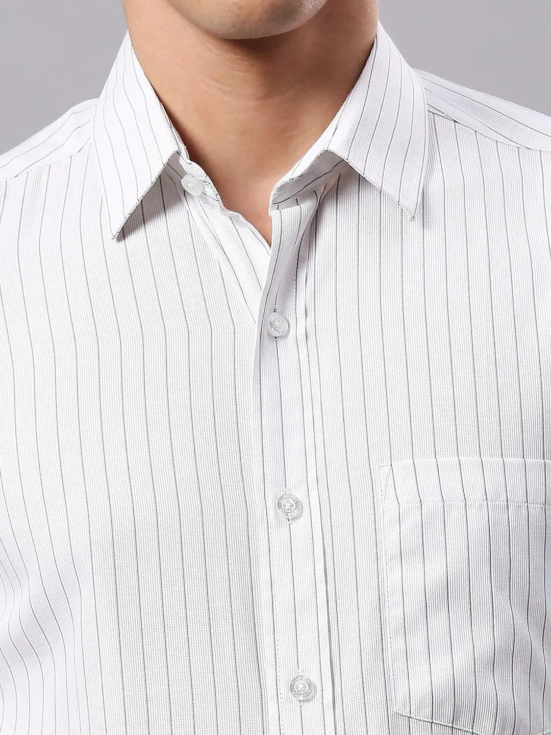 White Striped Shirt