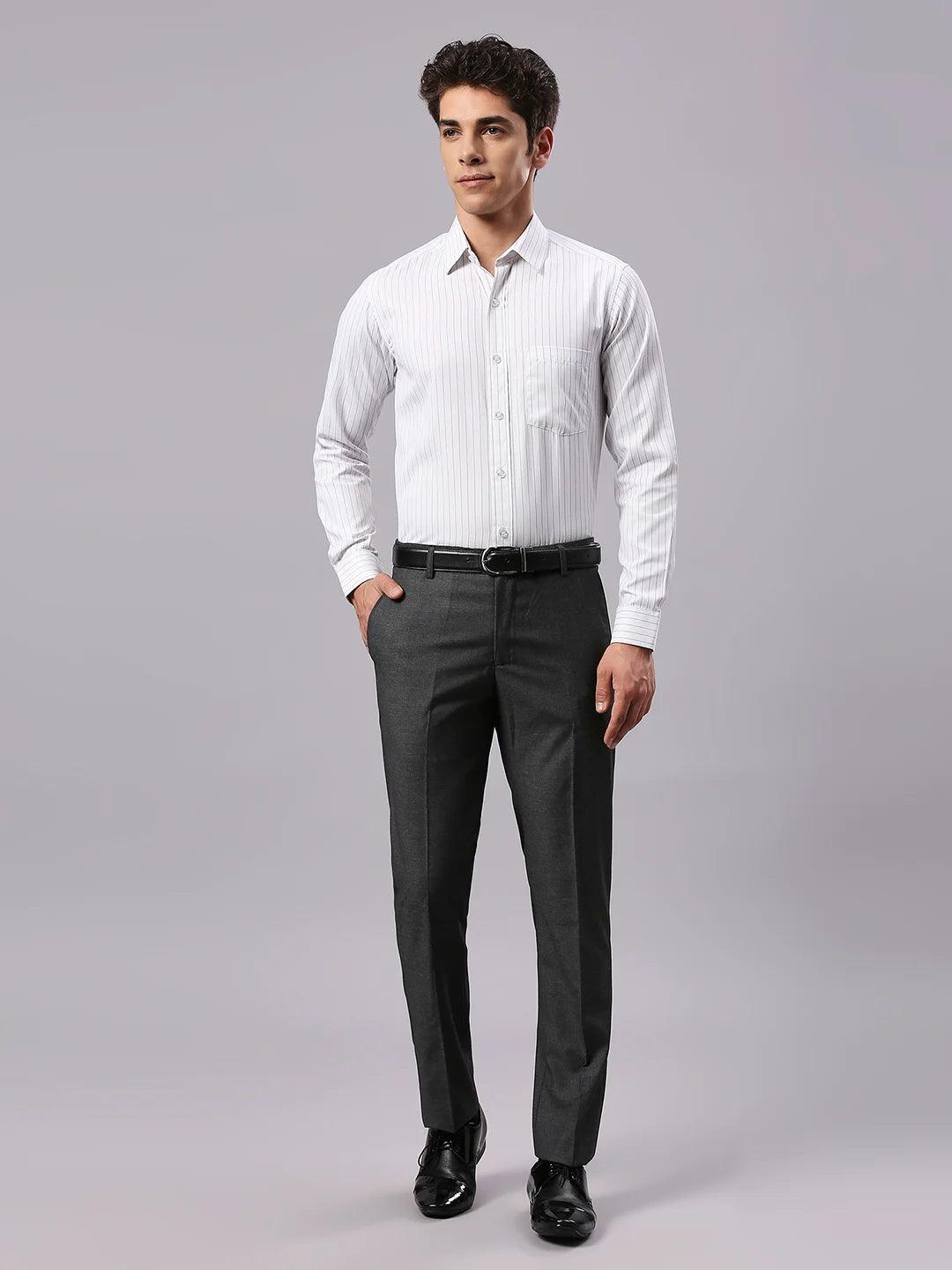 White Striped Shirt