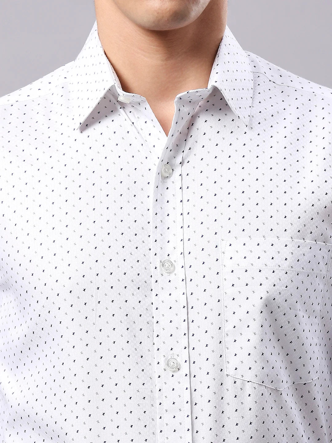 White Printed Shirt