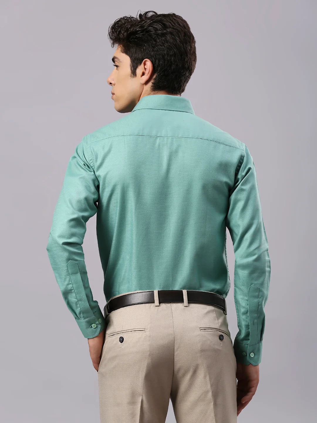 Green Plain Shirt