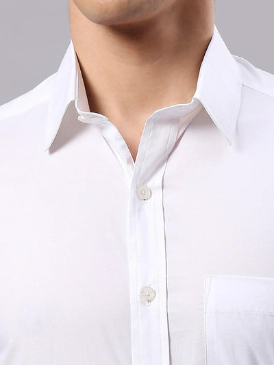 White Solid Shirt