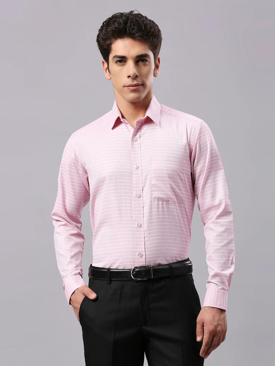 Pink Striped Shirt
