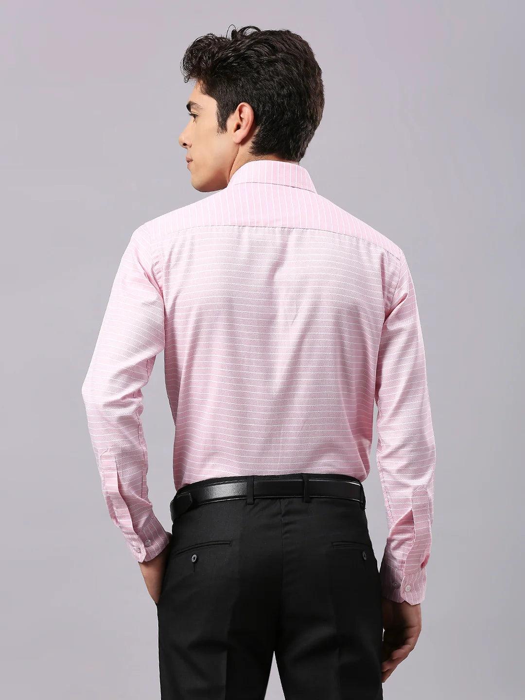 Pink Striped Shirt