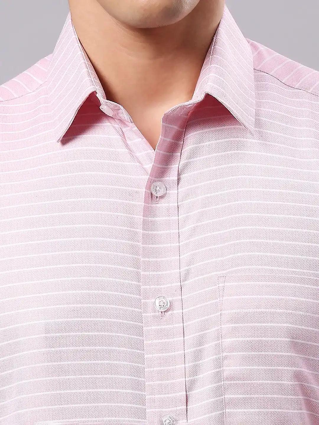 Pink Striped Shirt