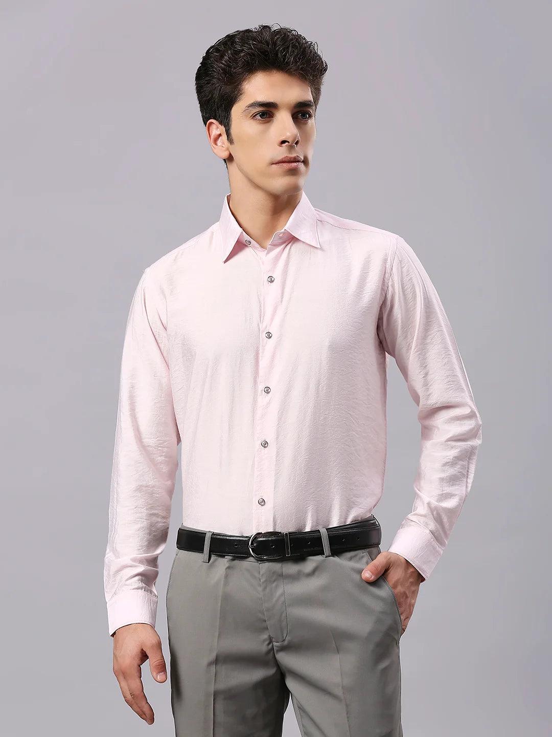 Pink Solid Shirt