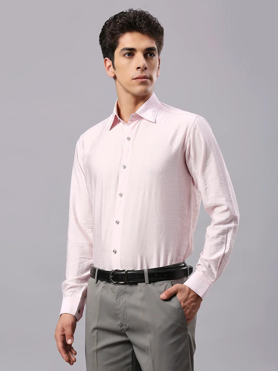 Pink Solid Shirt