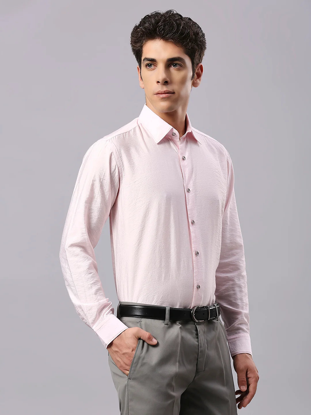 Pink Plain Shirt