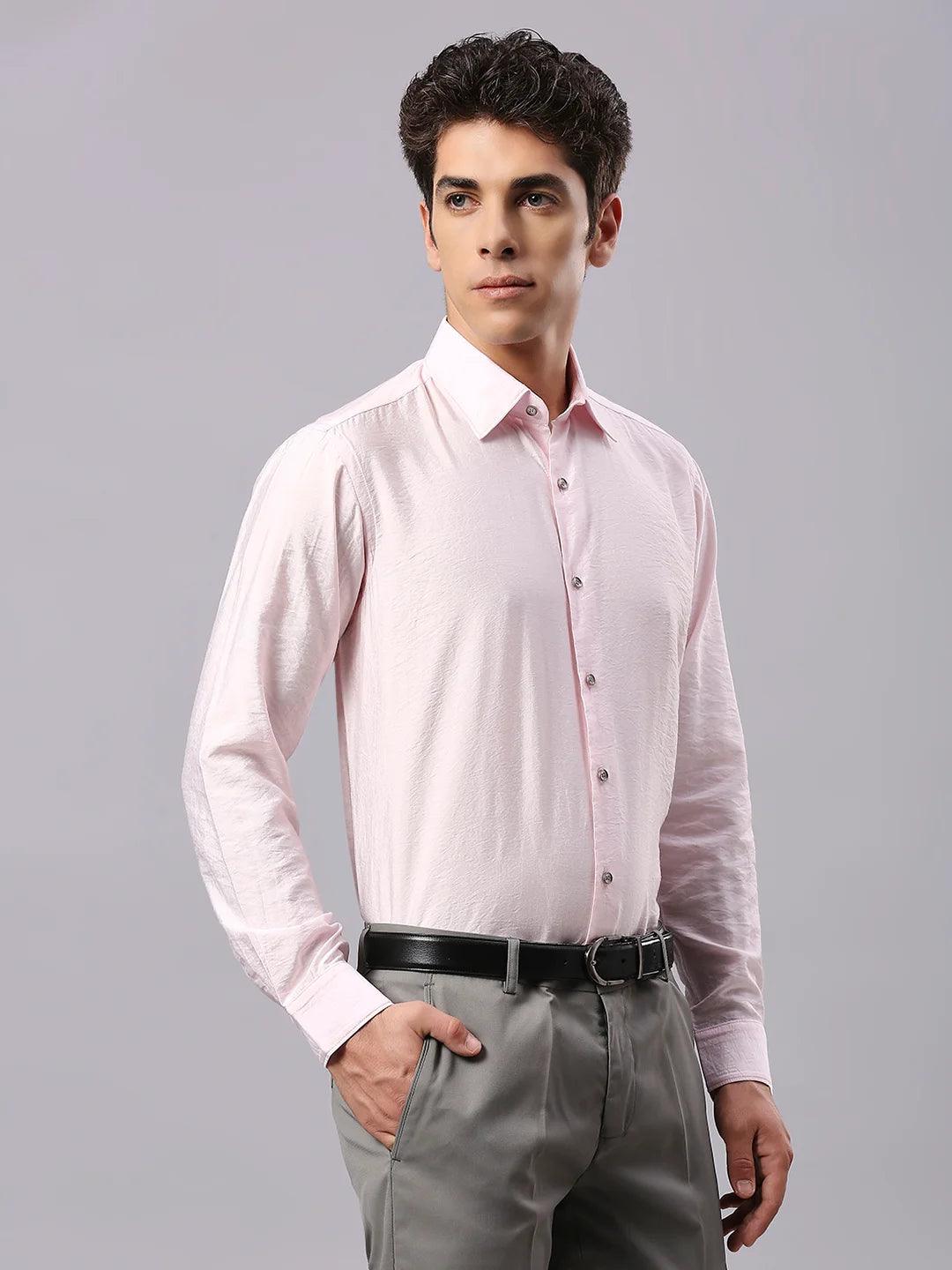 Pink Solid Shirt
