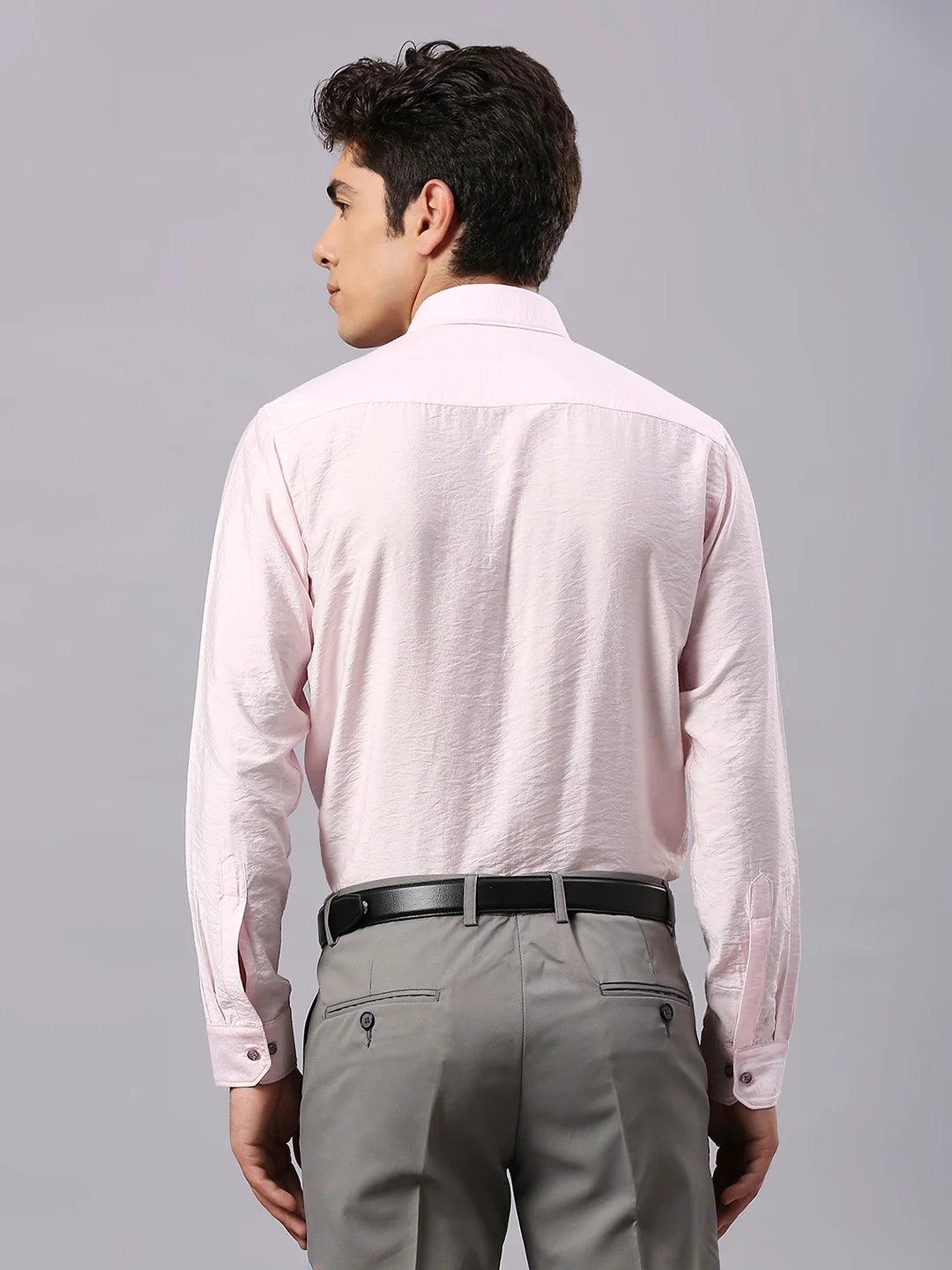 Pink Solid Shirt