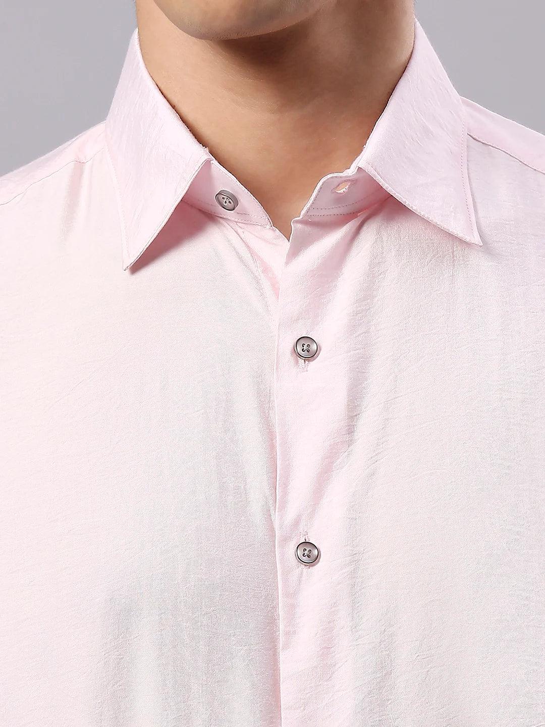 Pink Solid Shirt