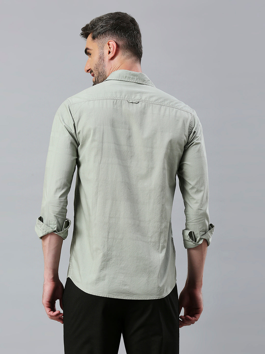 Light Olive Plain Shirt