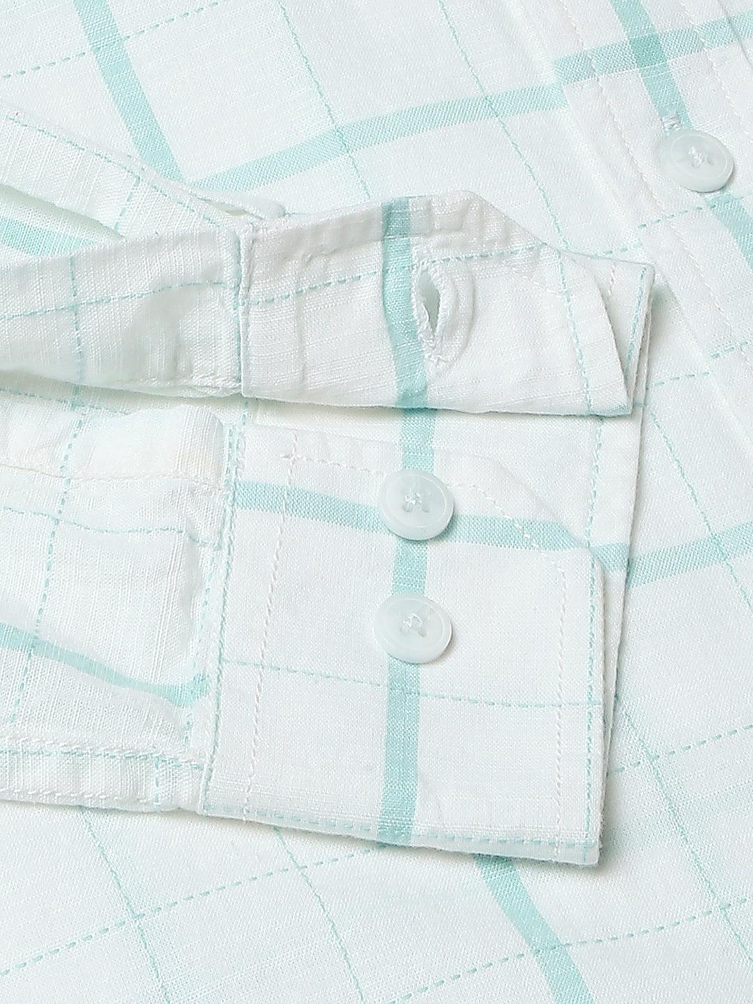 White Checkered Shirt