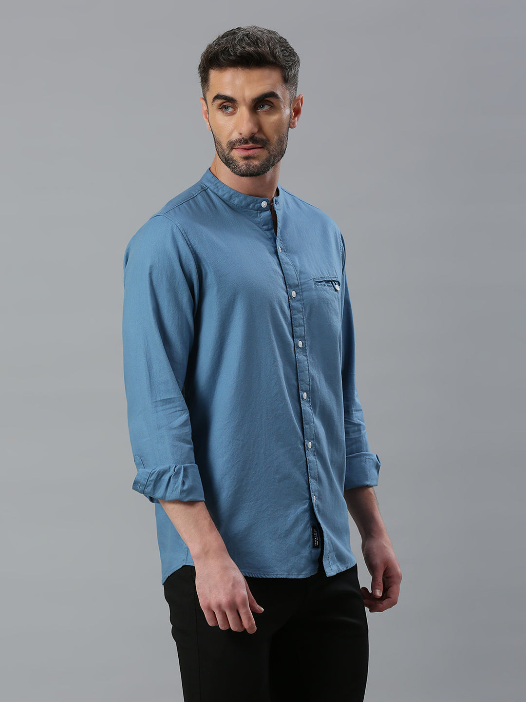 Blue Plain Shirt