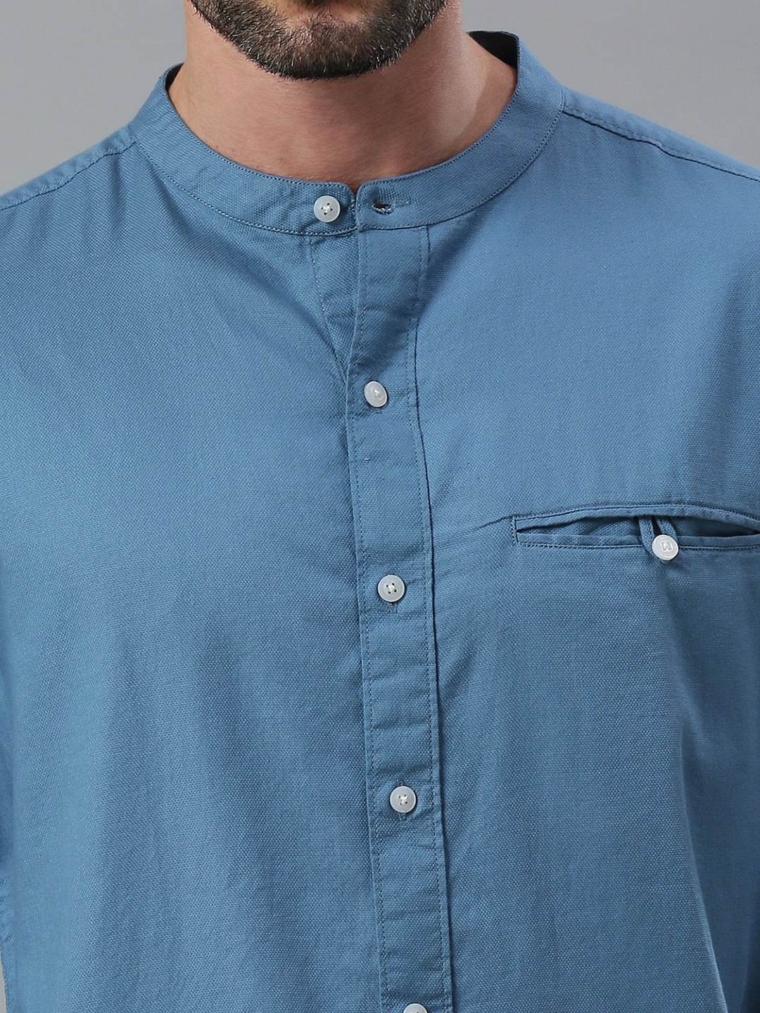 Blue Plain Shirt