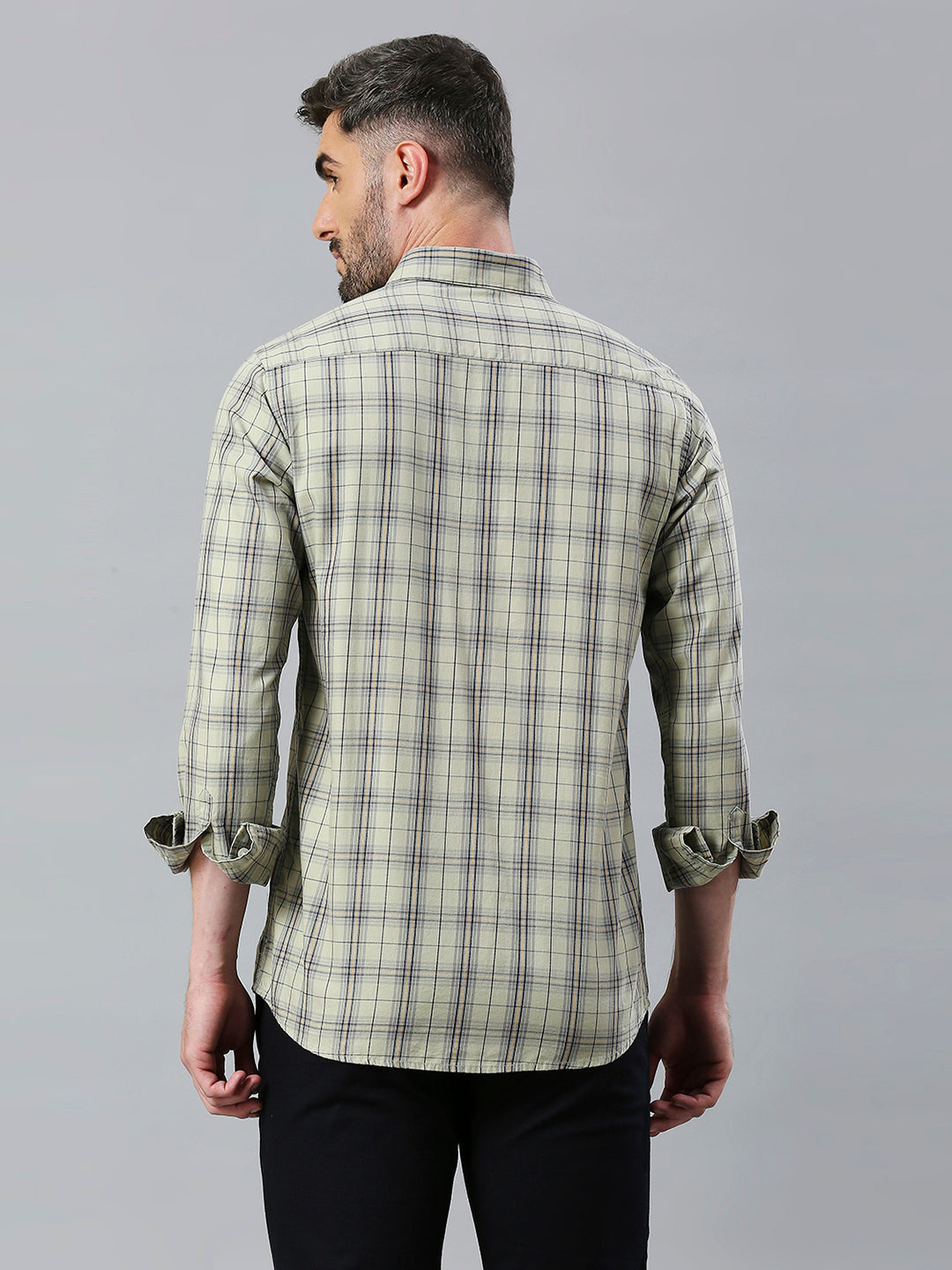 Olive Checkered Shirt