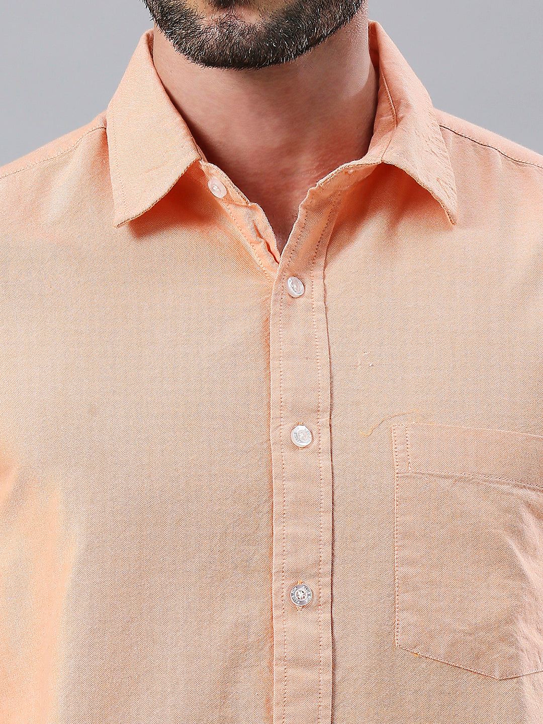 Orange Plain Shirt