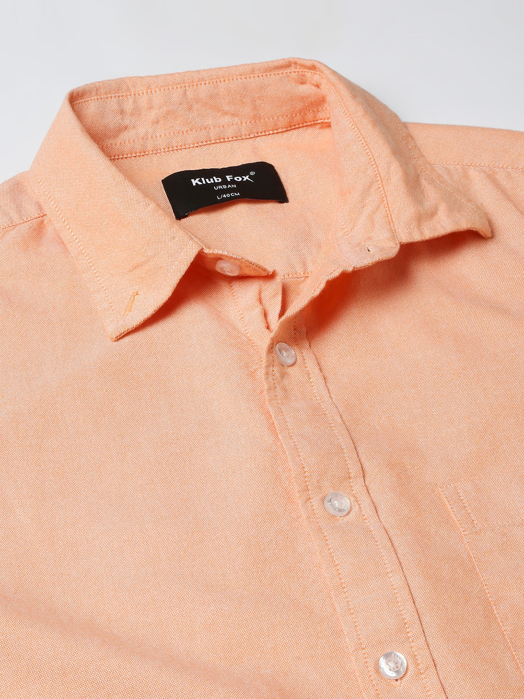 Orange Plain Shirt