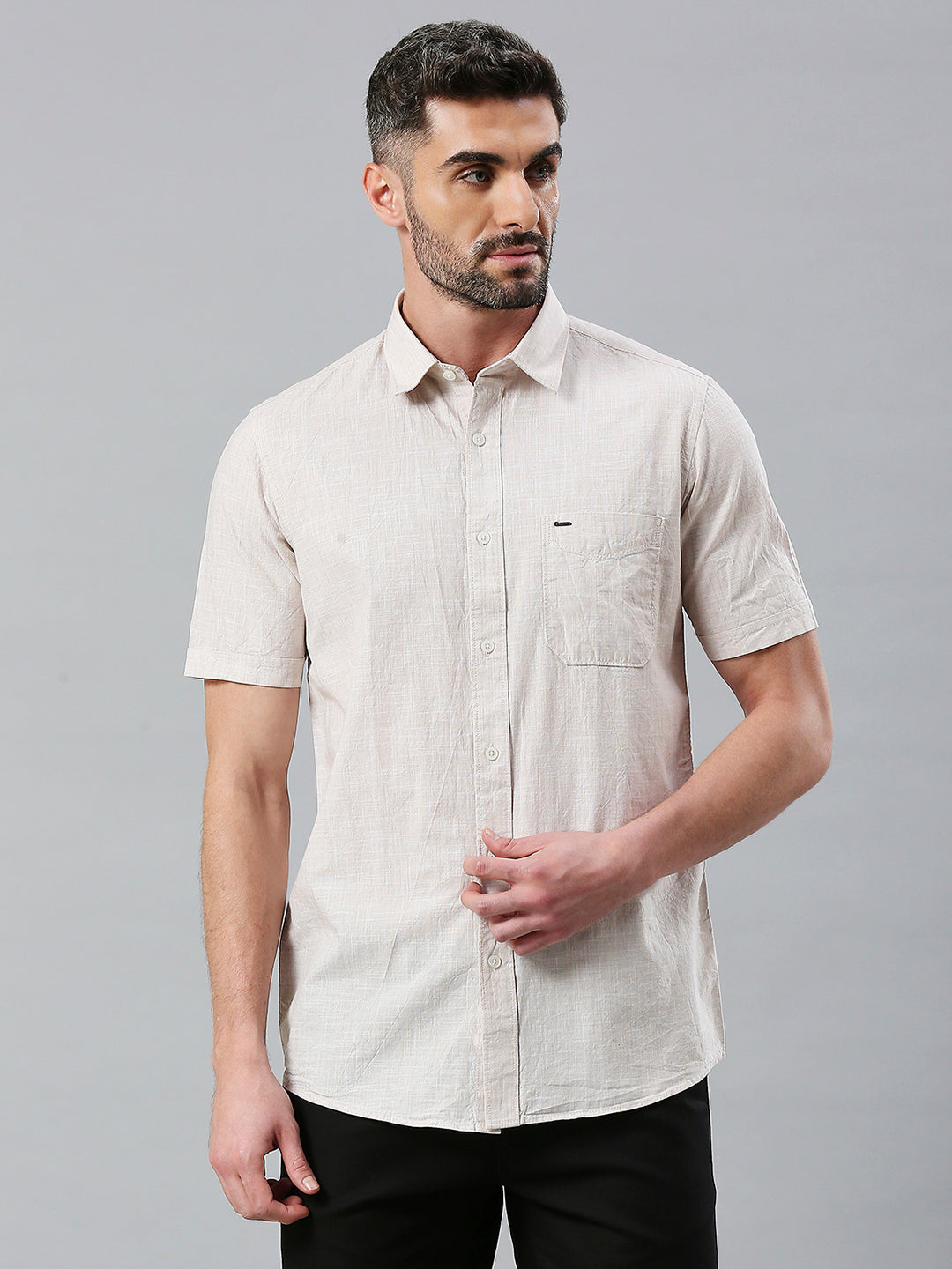 Khaki Plain Shirt