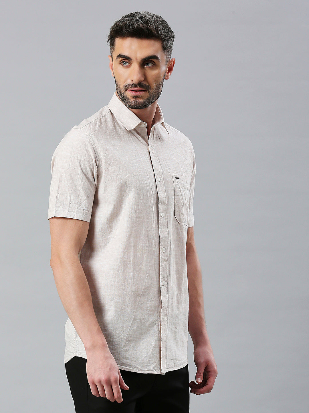 Khaki Plain Shirt