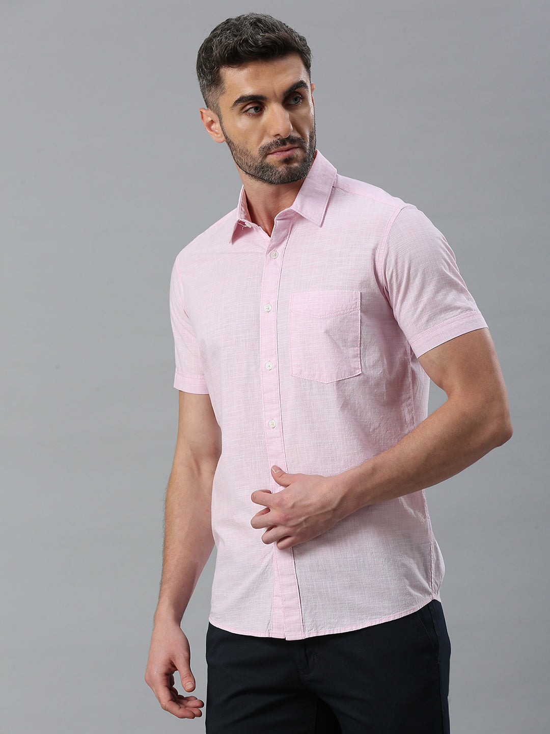 Pink Plain Shirt