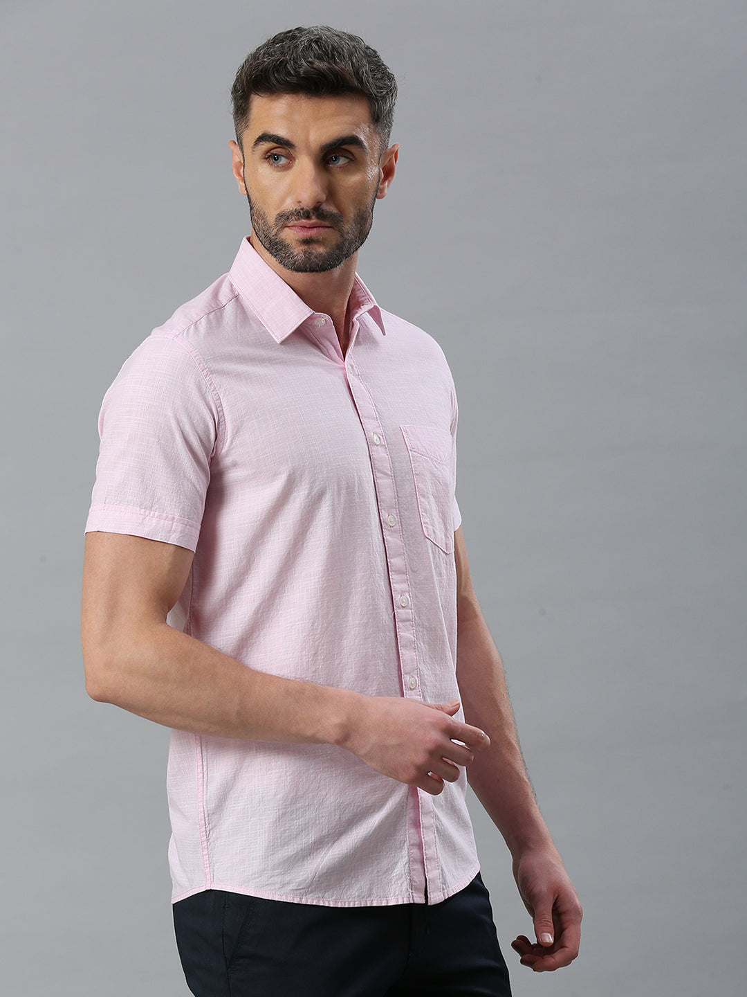 Pink Plain Shirt