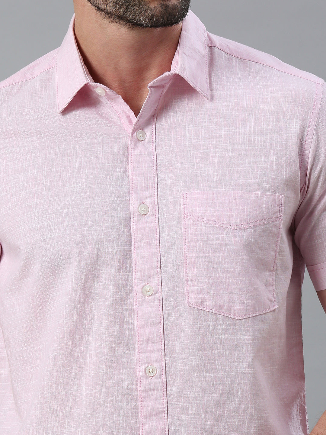 Pink Plain Shirt