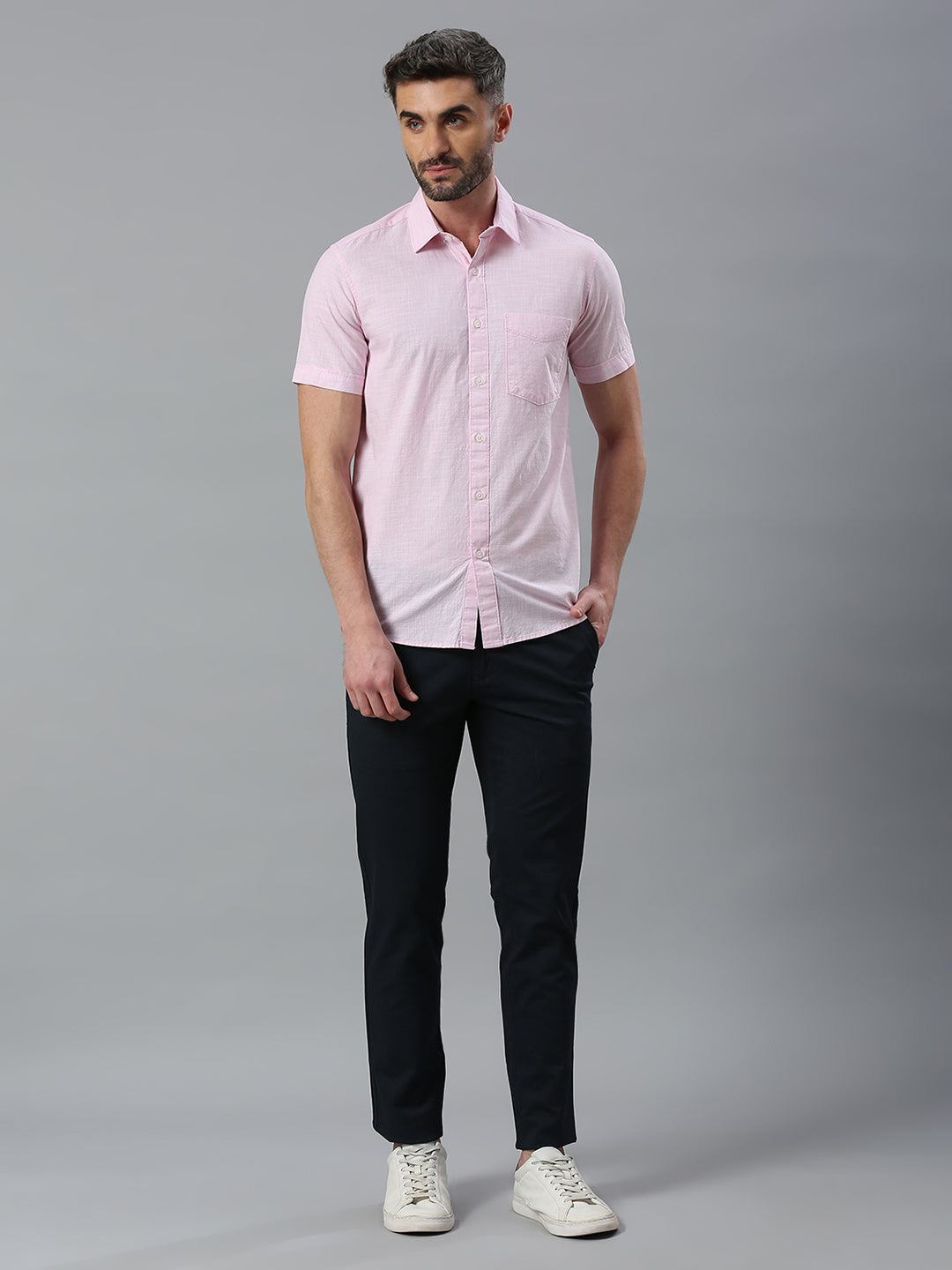 Pink Plain Shirt