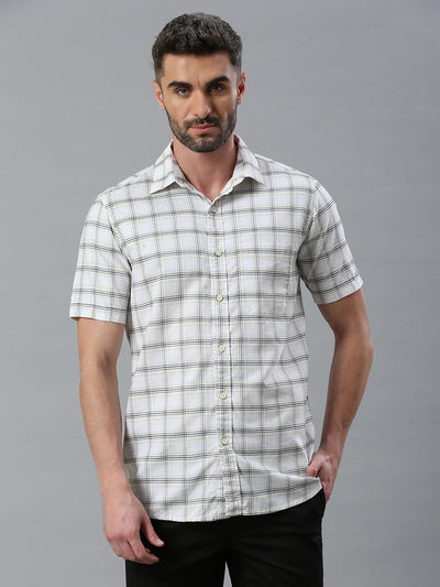 White Checkered Shirt